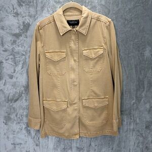 Liverpool Women’s Med Cornstalk Zip Button Snap‎ Utility Cargo Jacket